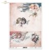 angels, children, lyre, harp, Christmas bells, cloud, sky, background, Engel, Kinder, Leier, Harfe, Weihnachtsglocke, Glocken, Wolke, Himmel, Hintergrund, ángeles, niños, lira, arpa, campana de Navidad, campanas